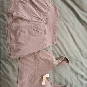 lululemon athletica Light Pink Athletic Tank Top